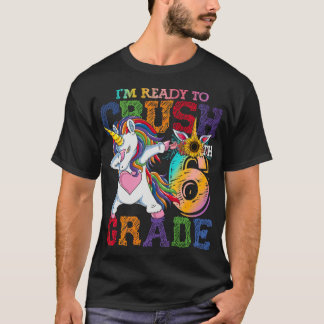 Camiseta Estoy listo para aplastar 6to grado Unicornio Esto