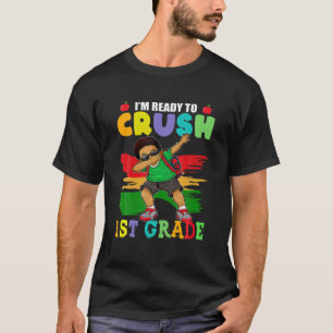 Camiseta Estoy listo para aplastar a Bo negro de primer gra