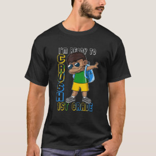 Camiseta Estoy listo para aplastar a Bo negro de primer gra