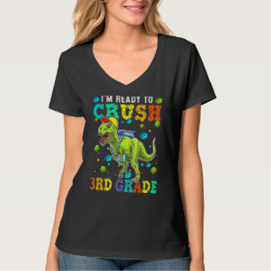 Camiseta Estoy listo para aplastar a Dino de tercer grado d