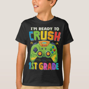 Camiseta Estoy listo para aplastar a jugador de primer grad