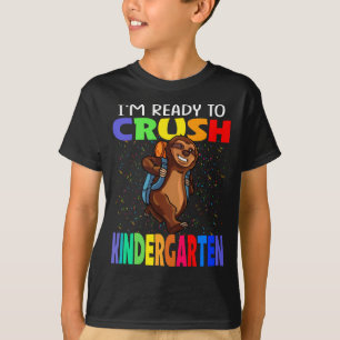 Camiseta Estoy listo para aplastar a Kindergarten Sloth