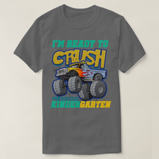 Camiseta Estoy Listo Para Aplastar A La Guardería De Vuelta (Diseño del anverso)