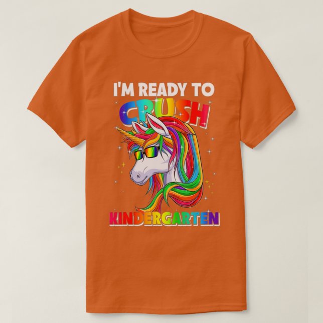 Camiseta Estoy Listo Para Aplastar A La Guardería De Vuelta (Diseño del anverso)