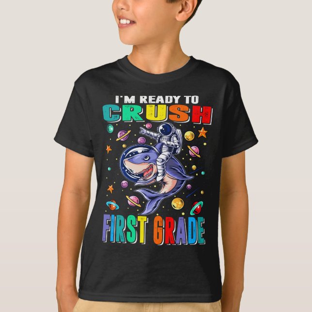 Camiseta Estoy listo para aplastar a los astronautas de pri (Anverso)