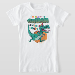 Camiseta Estoy listo para aplastar a los dinosaurios de 2º