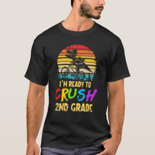 Camiseta Estoy listo para aplastar a los dinosaurios de 2º