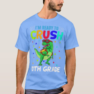 Camiseta Estoy listo para aplastar a los dinosaurios de gra