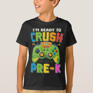 Camiseta Estoy listo para aplastar a los jugadores pre-k de