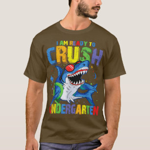 Camiseta Estoy Listo Para Aplastar A Los Tiburones Infantil