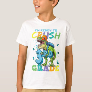 Camiseta Estoy Listo Para Aplastar A Monstruo De 3er Grado