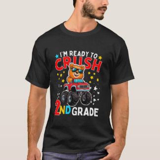 Camiseta Estoy listo para aplastar a Monstruo de Oso Grado