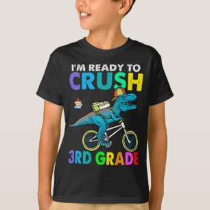 Camiseta Estoy listo para aplastar a niños de tercer grado 
