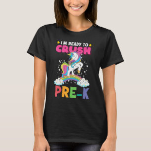 Camiseta Estoy listo para aplastar a PK Unicorn de vuelta a