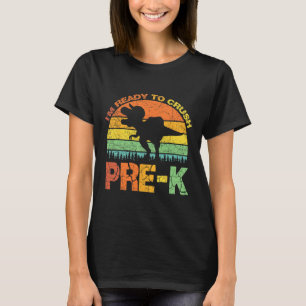Camiseta Estoy listo para aplastar a pre K T Rex Dinosaur d