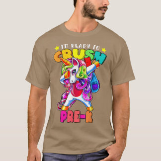 Camiseta Estoy listo para aplastar a Pre K Unicorn de vuelt