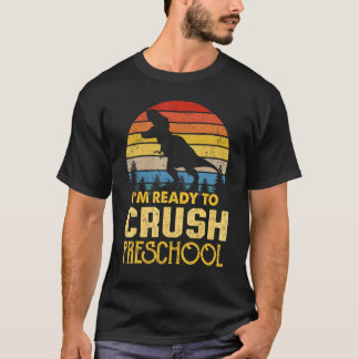 Camiseta Estoy Listo Para Aplastar A Rex Retro De Preescola