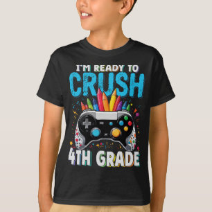 Camiseta Estoy listo para aplastar a un jugador de cuarto g
