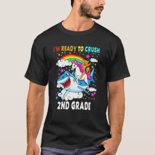 Camiseta Estoy listo para aplastar a Unicornio de 2º Grado