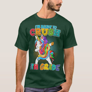 Camiseta Estoy Listo Para Aplastar A Unicornio De 5º Grado