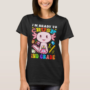 Camiseta Estoy listo para aplastar ajolote de 2do grado de 