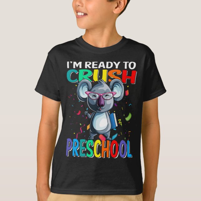 Camiseta Estoy listo para aplastar al colegio Koala de vuel (Anverso)