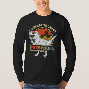 Camiseta Estoy listo para aplastar al dinosaurio Rex de pre