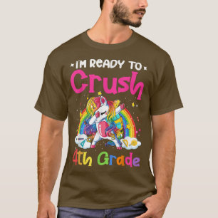 Camiseta Estoy listo para aplastar al lindo unicornio de 4º