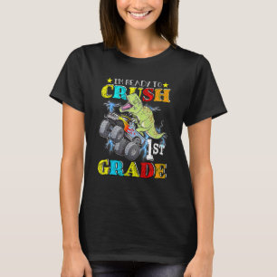 Camiseta Estoy listo para aplastar al Monstruo de 1er grado