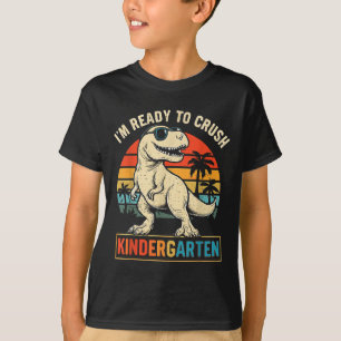Camiseta Estoy Listo Para Aplastar Dinosaurios De Jardín De