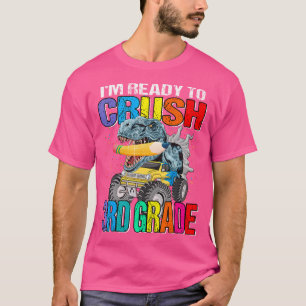 Camiseta ESTOY Listo Para Aplastar Dinosauros De Camiones M