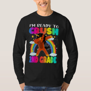 Camiseta Estoy listo para aplastar el Afro Unicornio negro