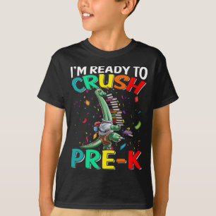 Camiseta Estoy listo para aplastar el brachiosaurio precoz
