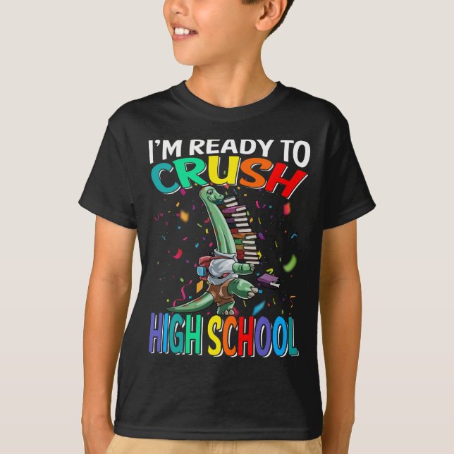 Camiseta Estoy listo para aplastar el Brachiosaurus de la s (Anverso)