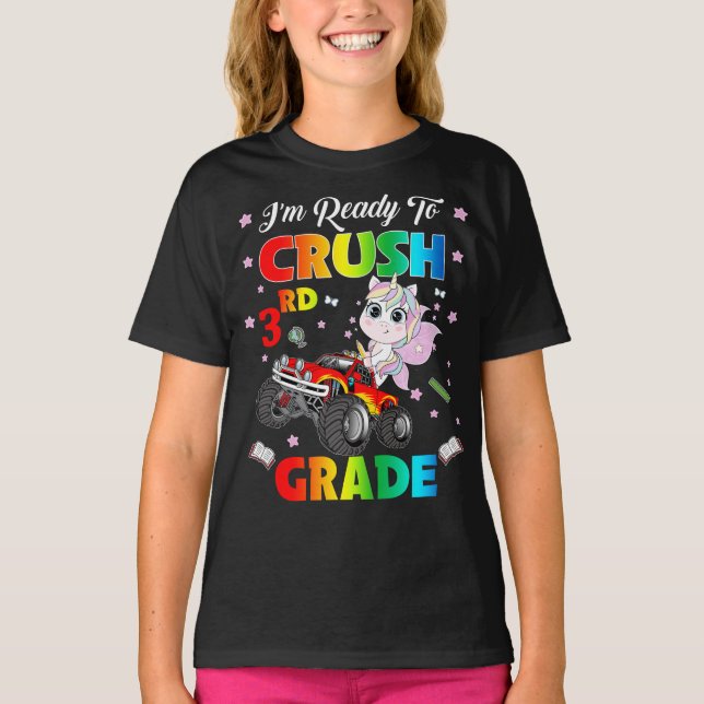 Camiseta Estoy Listo Para Aplastar El Camión De Monstruo De (Anverso)