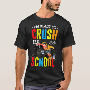 Camiseta Estoy Listo Para Aplastar El Camión De Monstruo De