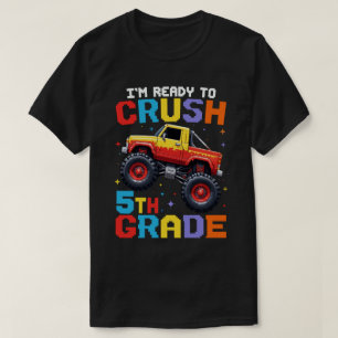 Camiseta Estoy listo para aplastar el camión de monstruos d