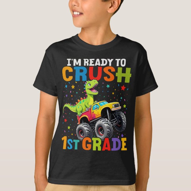 Camiseta Estoy listo para aplastar el camión de montura T d (Anverso)