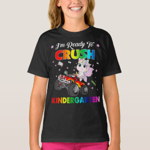 Camiseta Estoy Listo Para Aplastar El Camión De Niños Unico