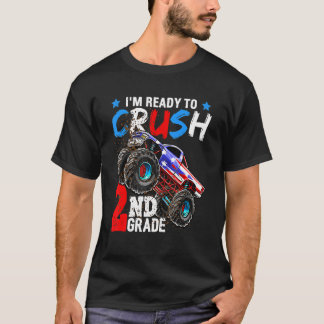Camiseta Estoy listo para aplastar el camión monstruo de 2d