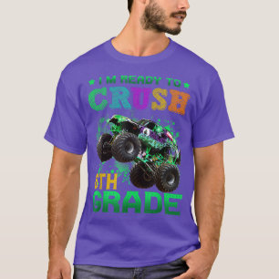 Camiseta Estoy listo para aplastar el camión monstruo de 6º