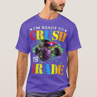 Camiseta Estoy Listo Para Aplastar El Camión Monstruo De Ni