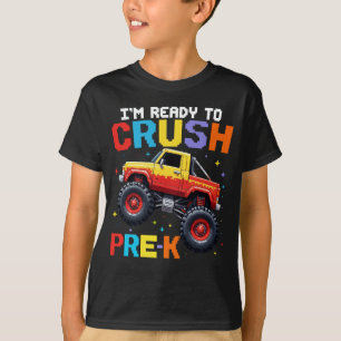 Camiseta Estoy listo para aplastar el camión premoniente al