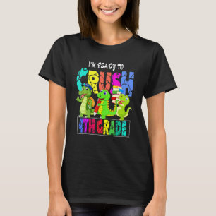 Camiseta Estoy Listo Para Aplastar El Cuarto Grado Con Dino