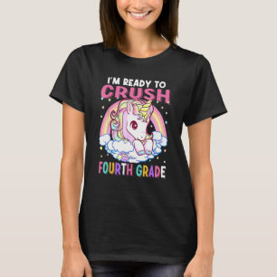 Camiseta Estoy listo para aplastar el cuarto grado de unico