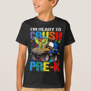 Camiseta Estoy listo para aplastar el dinosaurio de los cam
