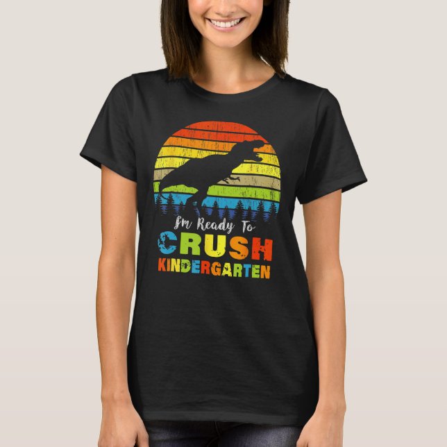 Camiseta Estoy Listo Para Aplastar El Dinosaurio De Los Jar (Anverso)