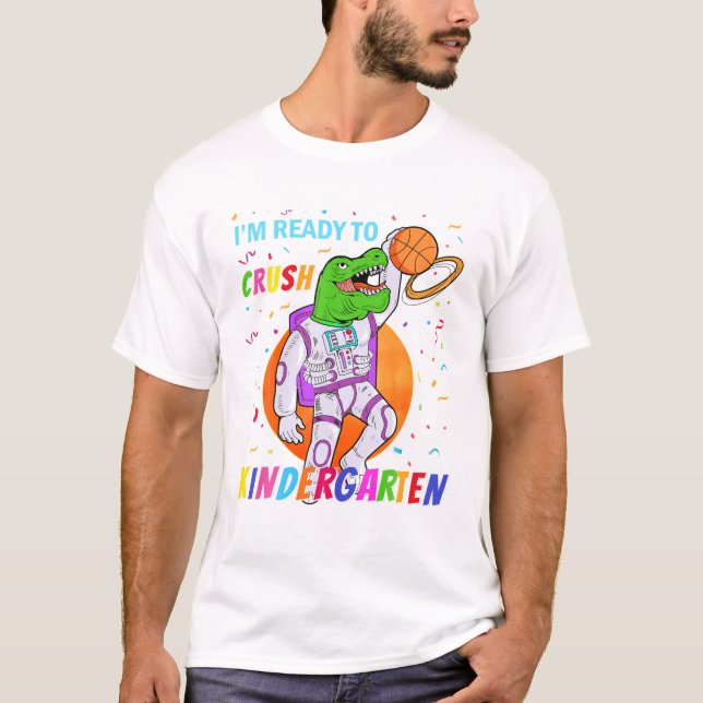 Camiseta Estoy listo para aplastar el jardín de infantes (Anverso)