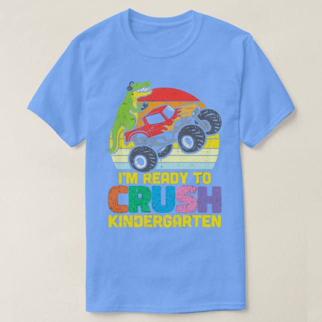 Camiseta Estoy listo para aplastar el jardín de infantes 4 (Diseño del anverso)