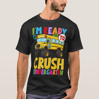 Camiseta Estoy listo para aplastar el jardín de infantes pr